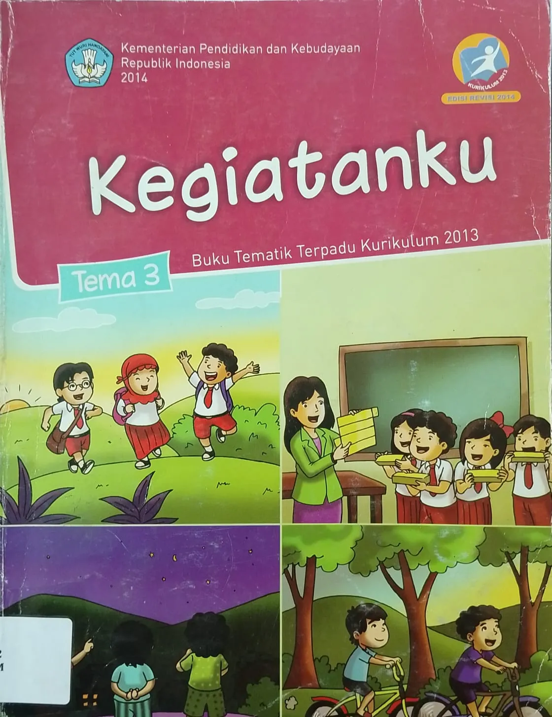Cover Peristiwa Alam Buku Tematik Terpadu Kurikulum 2013 / Kementerian Pendidikan dan Kebudayaan