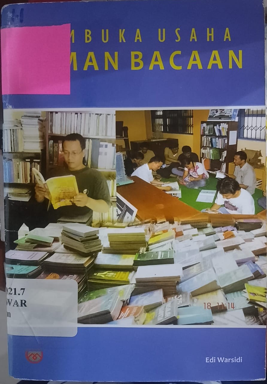 Cover Membuka Usaha Taman Bacaan / Warsidi,Edi