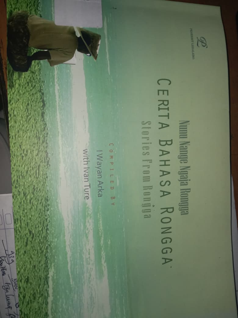 Cover Nunu NangeNgaja Rongga Cerita Bhasa Rongga Stories From Rongga / Arka, Wayan