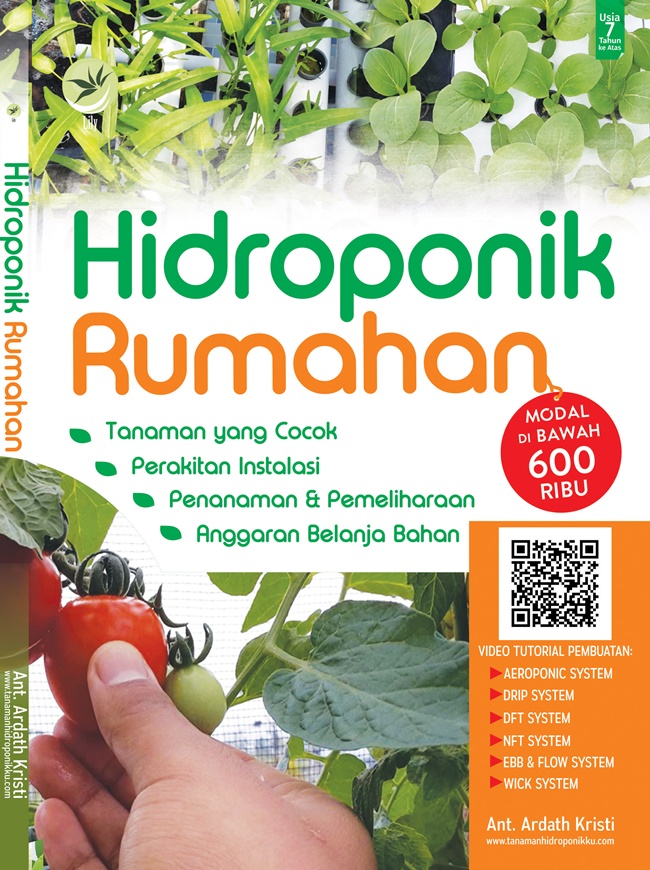 Cover Hindroponik Rumahan :  Modal di Bawah 600 Ribu / Ant. Ardath Kristi
