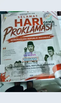 Selamat Hari Proklamasi Kemerdekaan Republik Indonesia / Kementerian Sosial Republik Indonesia